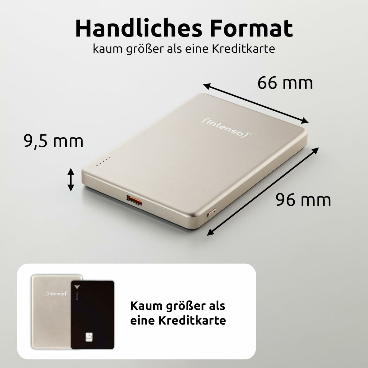 Powerbank INTENSO MW5000 MagSafe 5000 mAh Champagne-3